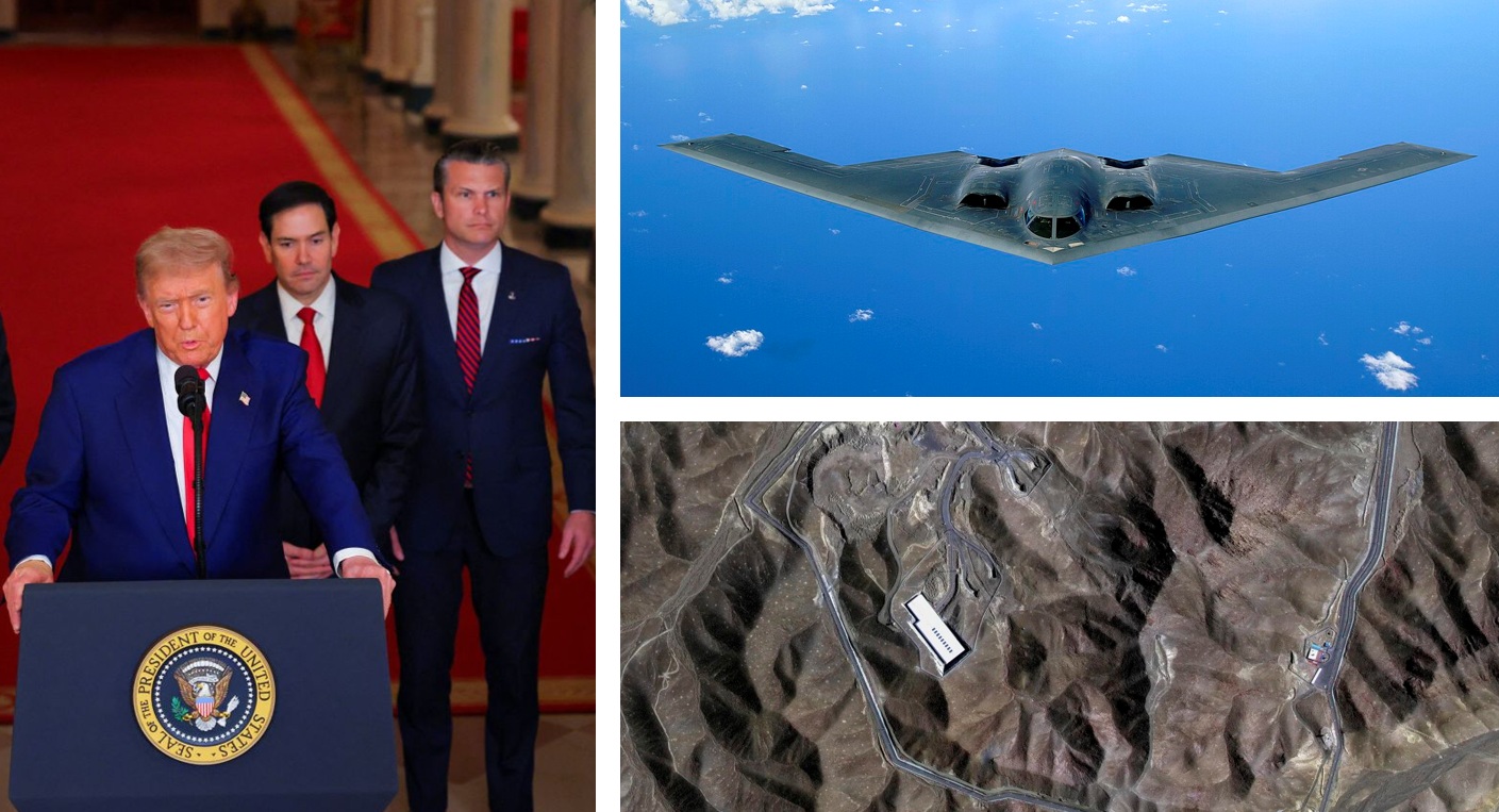 Operación martillo de medianoche, el audaz ataque de EE. UU. contra el programa nuclear iraní.
