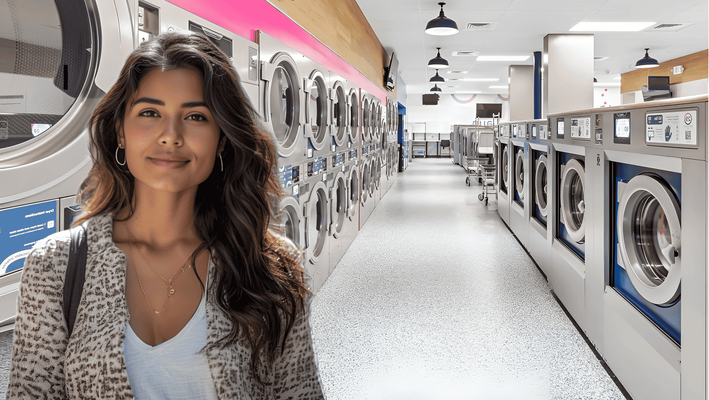 Lucía Galán, innovadora en el negocio de lavanderías en Los Ángeles.