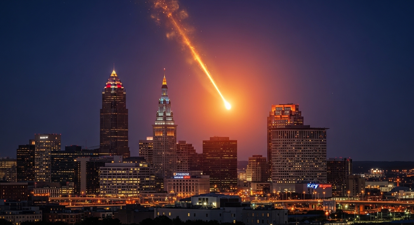 Un meteorito de 7 toneladas ilumina el cielo de Cleveland y sorprende a varios estados