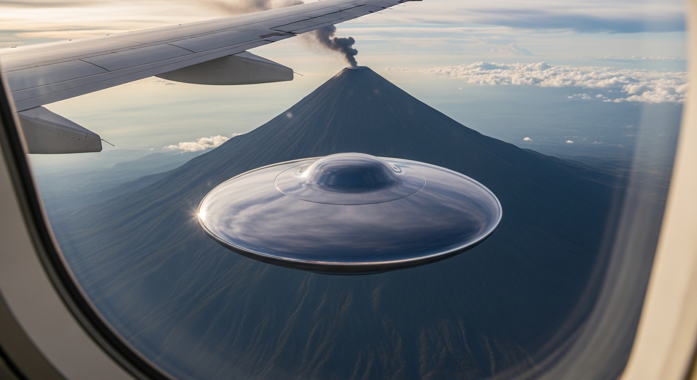 Presuntos ovnis captados desde un avión cerca del Popocatépetl desatan debate